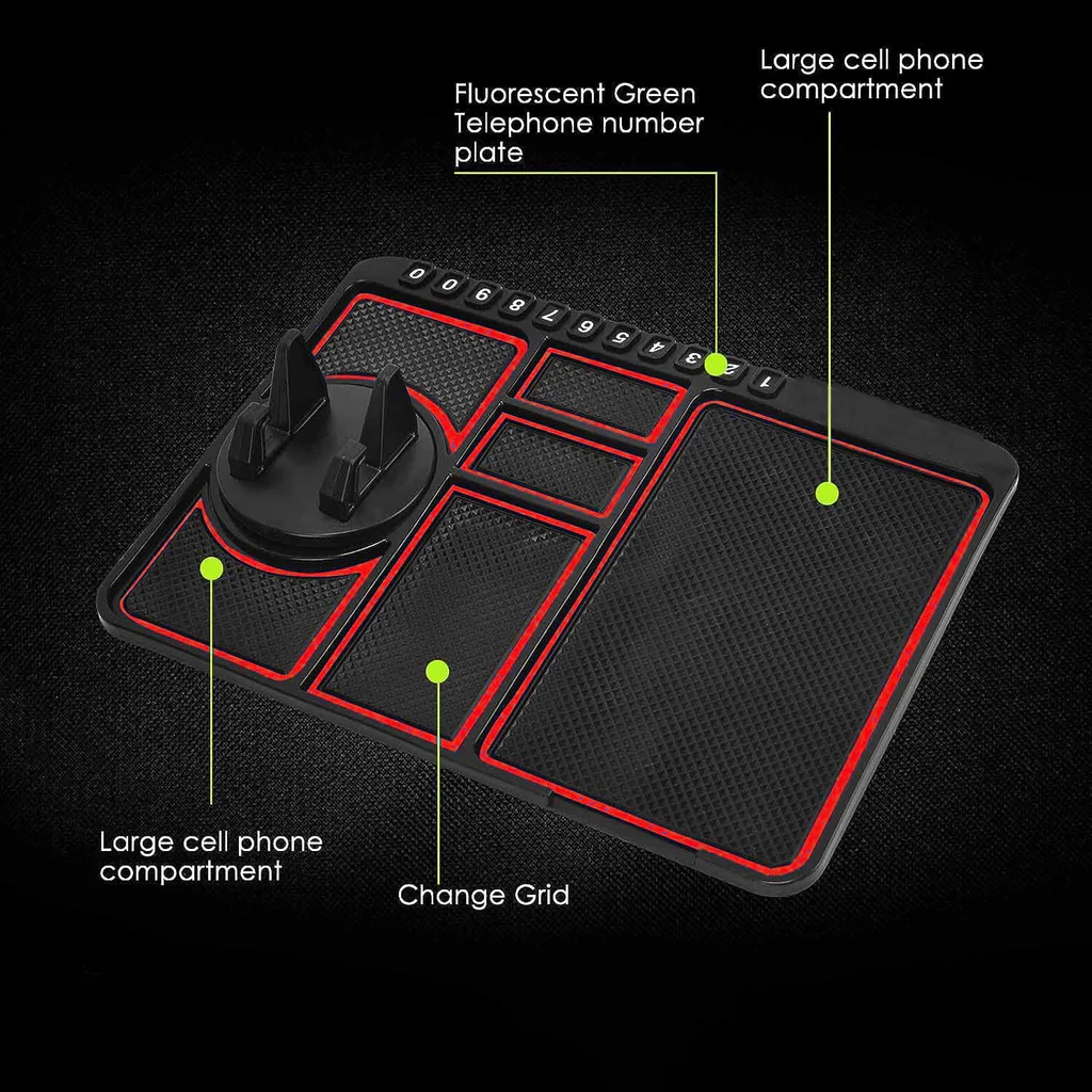 Car Dashboard Anti Slip Mat Mobile Phone Holder