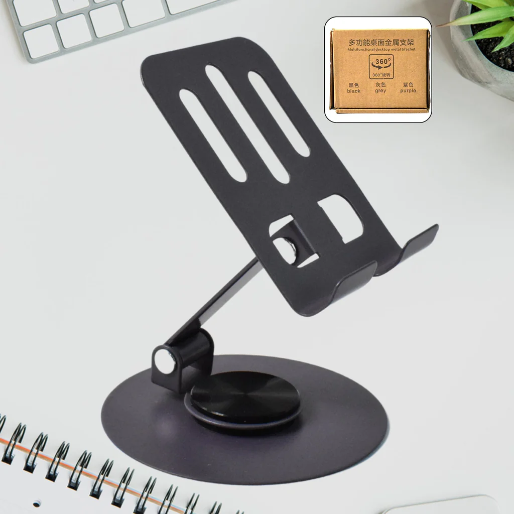 Foldable Metal Mobile Phone Stand Desk H...