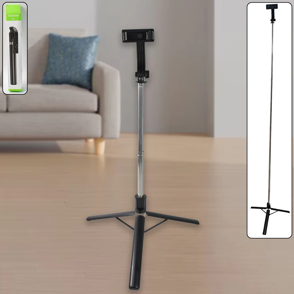 Selfie Stick with Tripod Stand 160 cm Le...