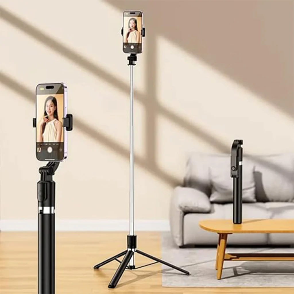 Selfie Stick with Tripod Stand 160 cm Length