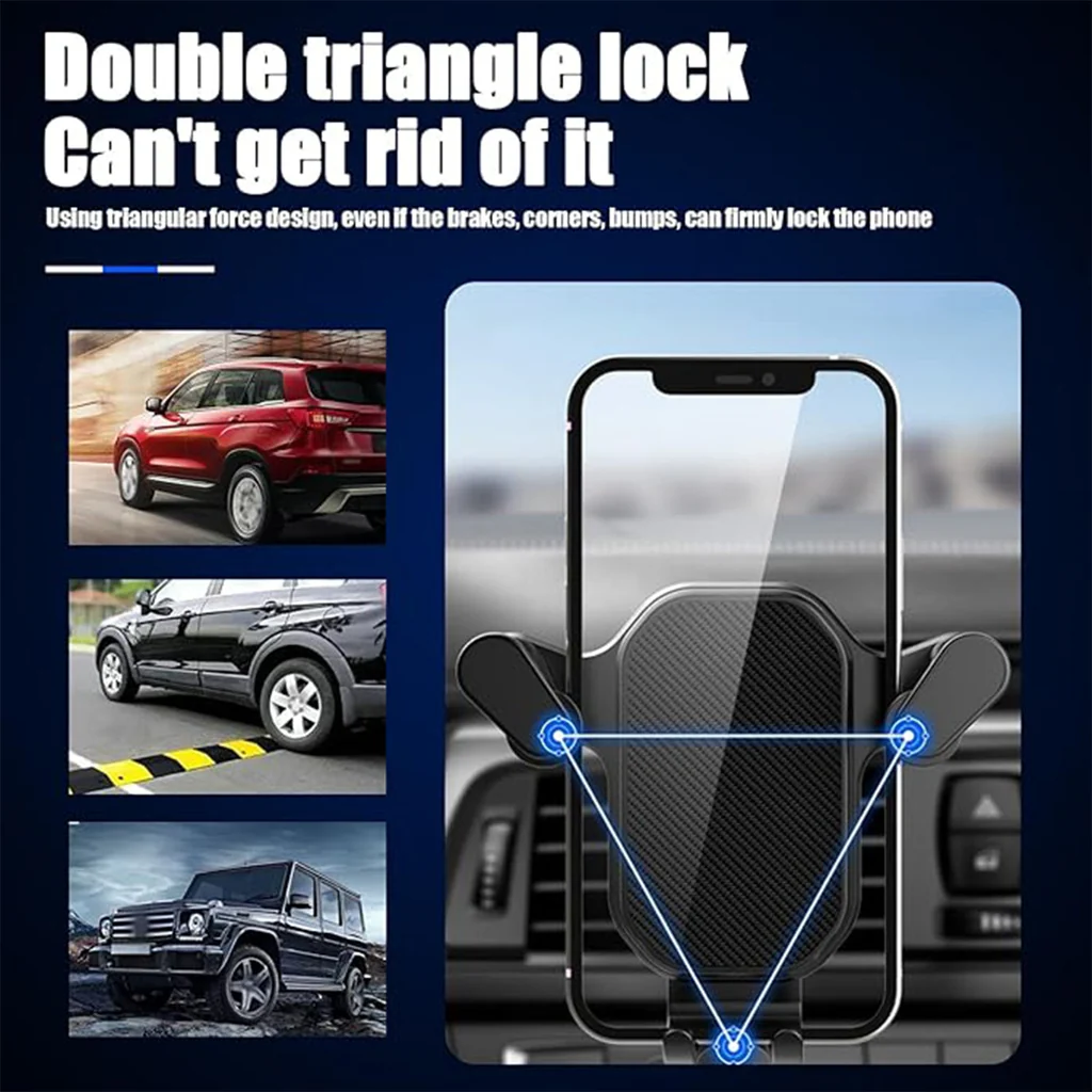 Universal Air Vent Gravity Car Phone Holder Mount