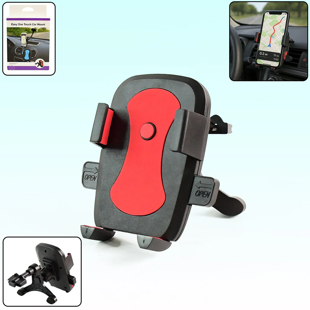 One Touch Easy Lock Car Mobile Holder Mount
