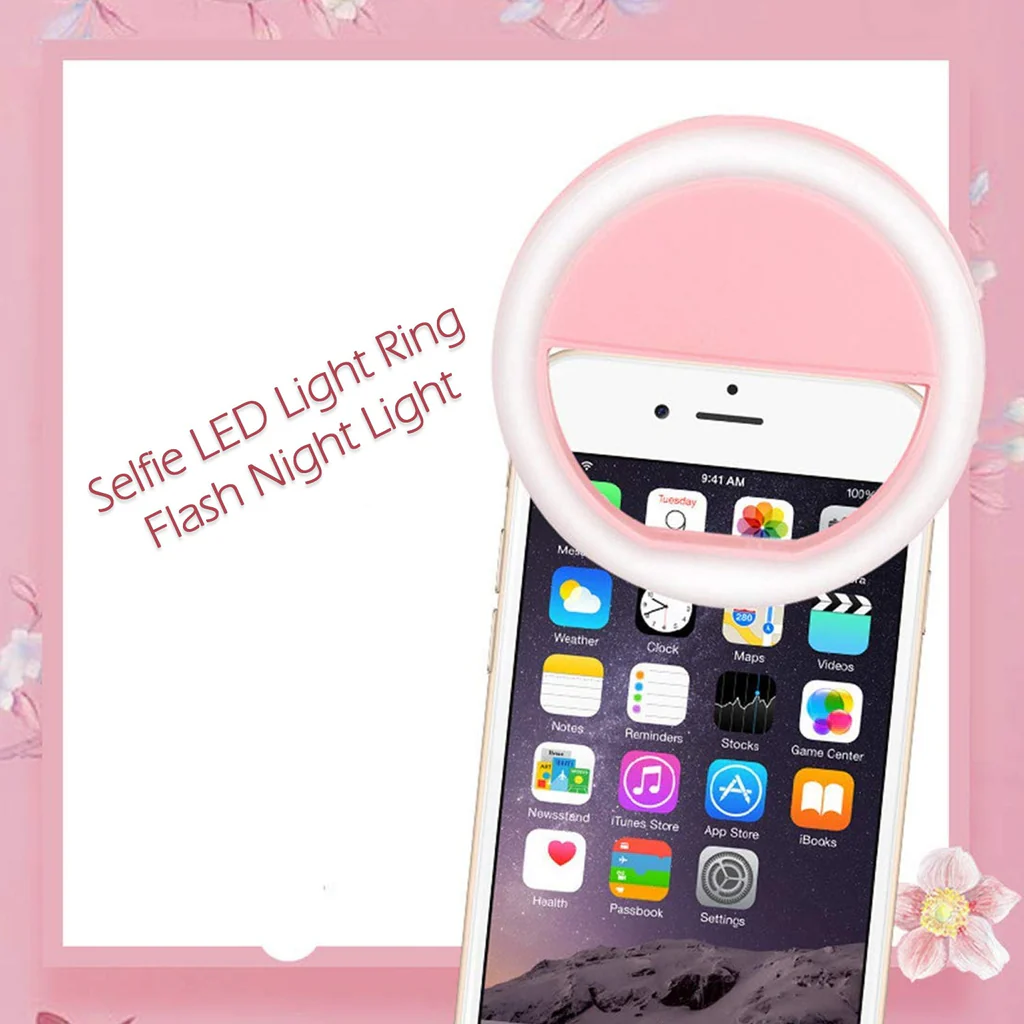 Clip On Selfie Ring Light for Smartphone Photography