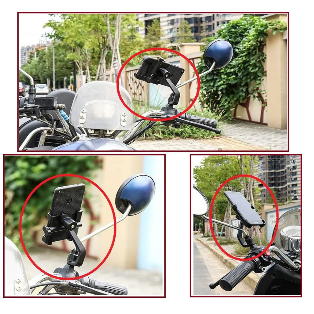 Full Metal 360 Rotating Bike Scooter Mobile Holder Mount