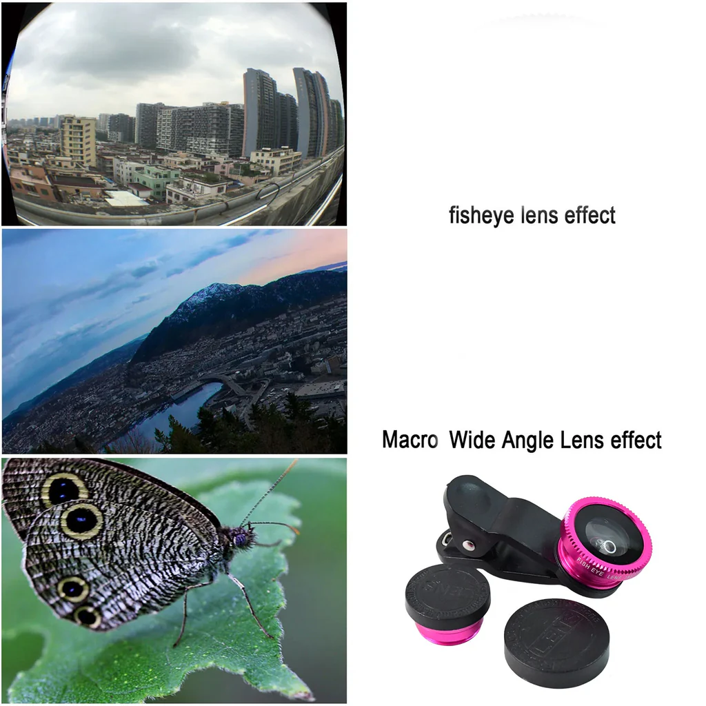 Universal Clip-On Mobile Camera Lens (1 Set)