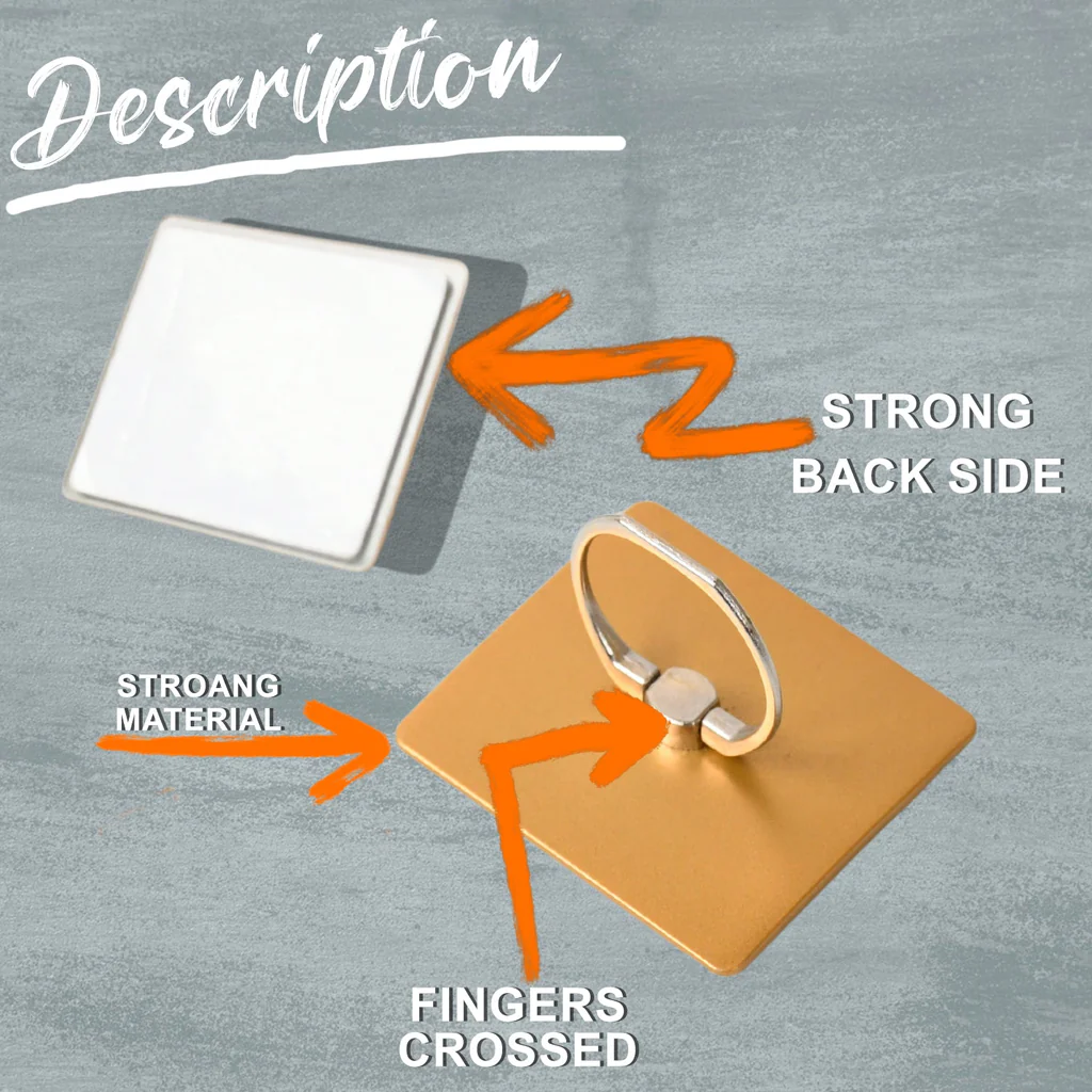 360 Rotation Mobile Phone Ring Grip Stand