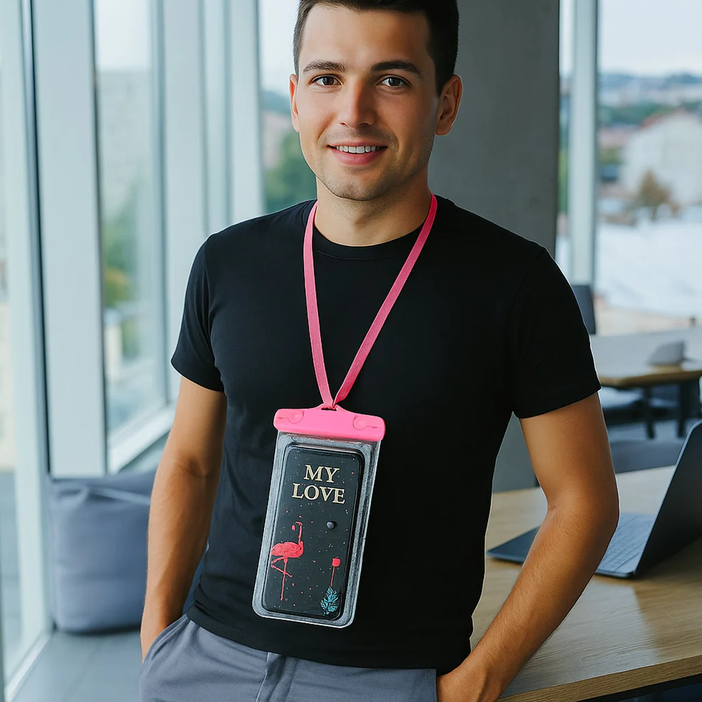 Transparent Waterproof Mobile Cover Pouch Sealed Phone Bag