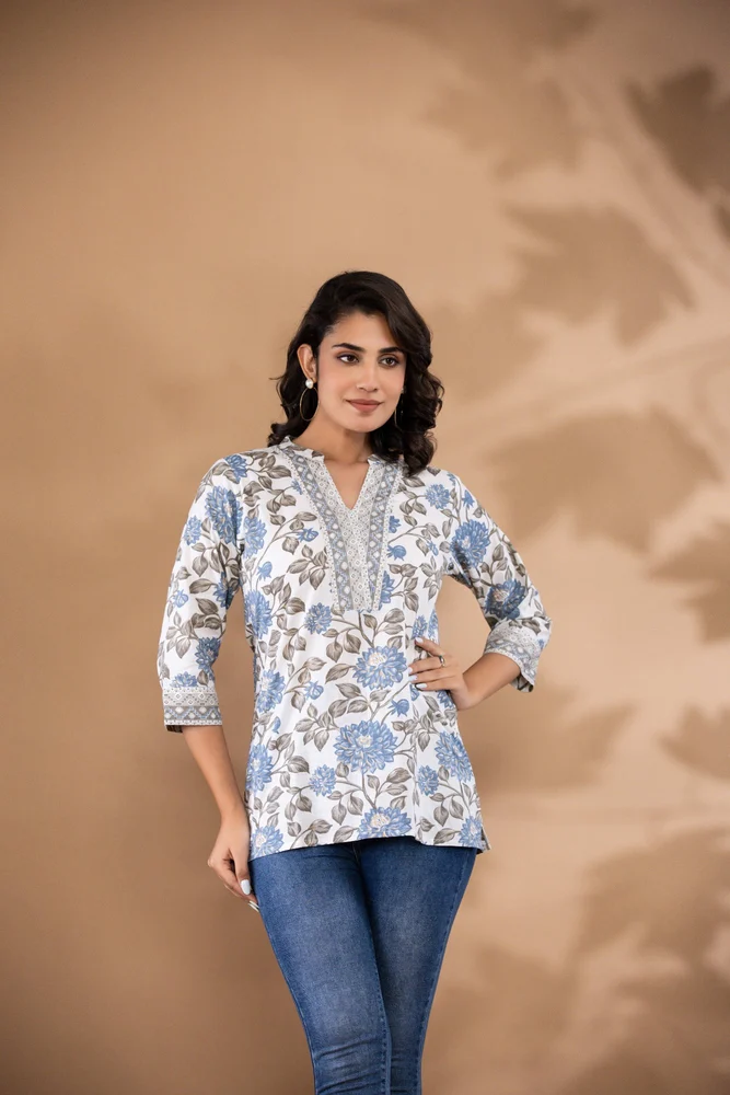 Cotton Short Kurti for Ladies – Comfortable Daily Wear