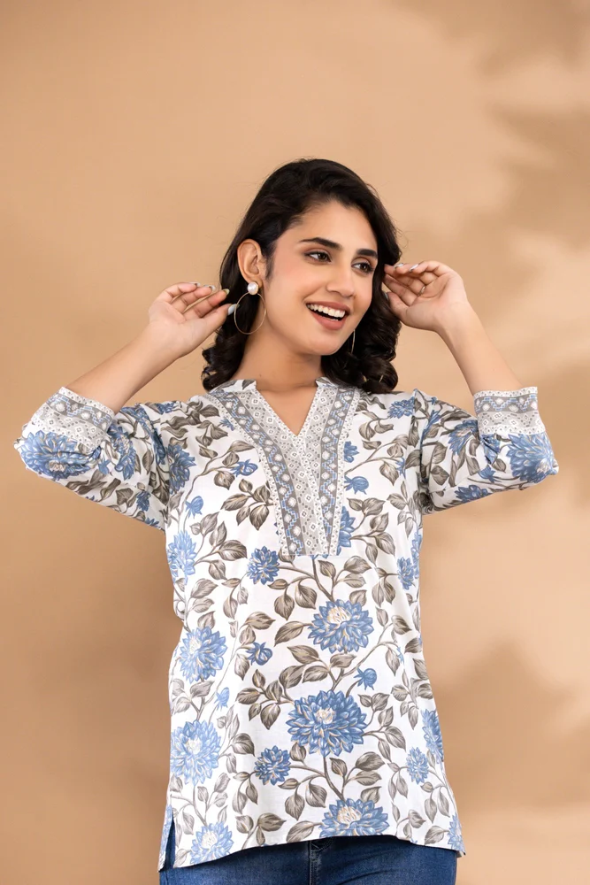 Cotton Short Kurti for Ladies – Comfortable Daily Wear
