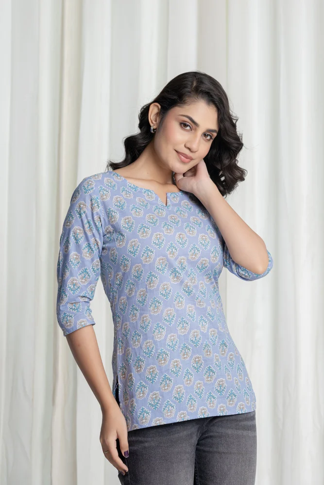 Ladies Cotton Short Kurti