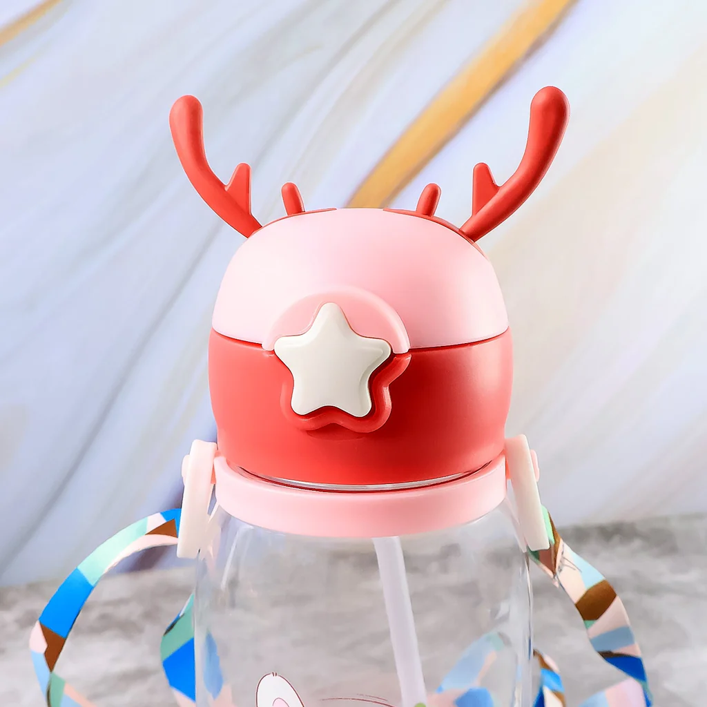 Cute Cartoon Water Bottle Approx 450ML