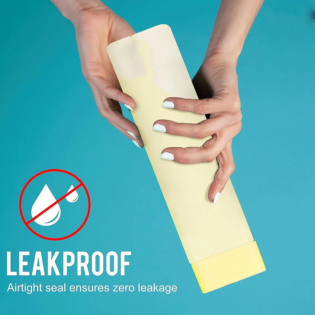 Square Plastic Water Bottle - 1000ml Leakproof BPA-Free Container for Office, Gym & Home