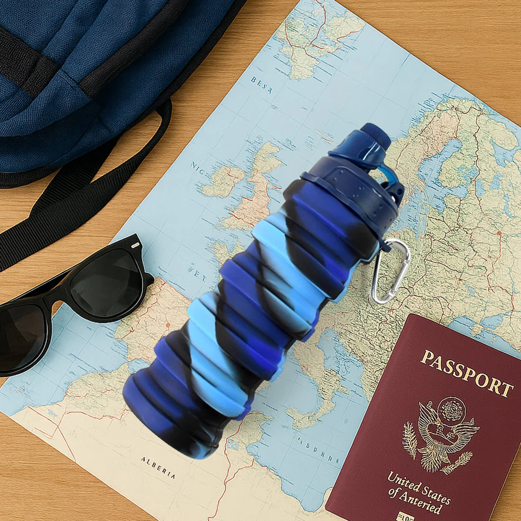 Silicone Foldable Water Bottle