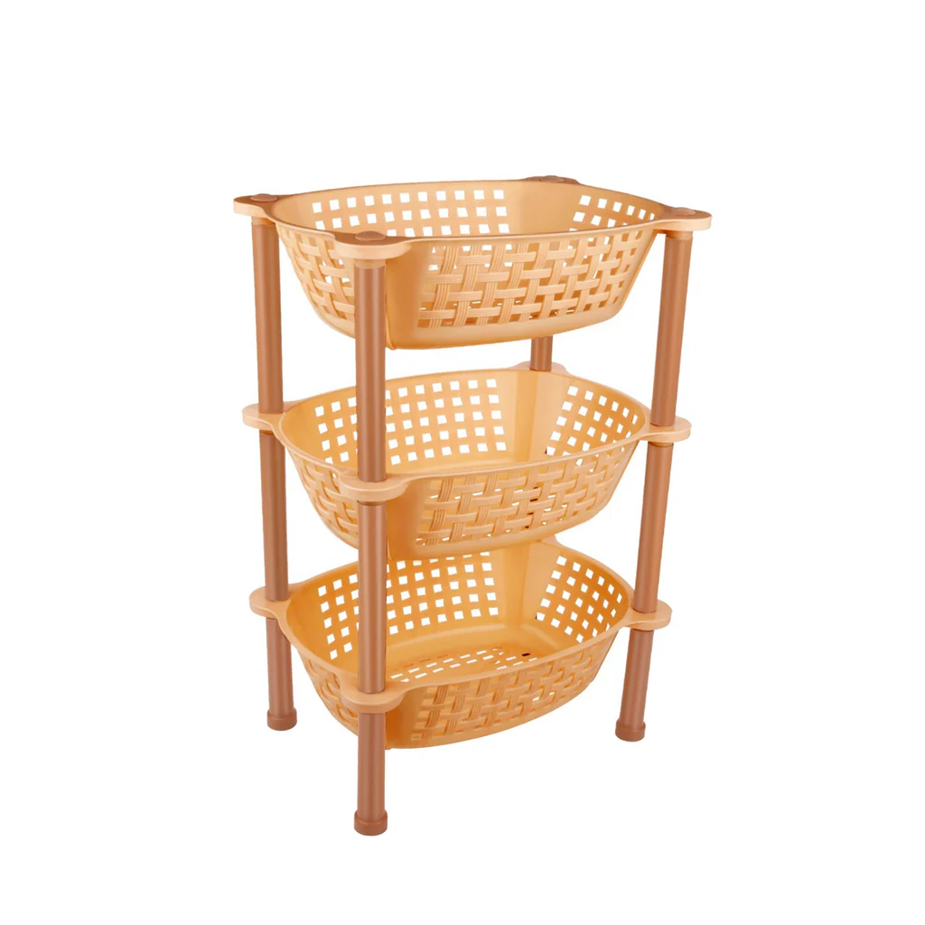 Multipurpose Plastic Storage Rack Organi...