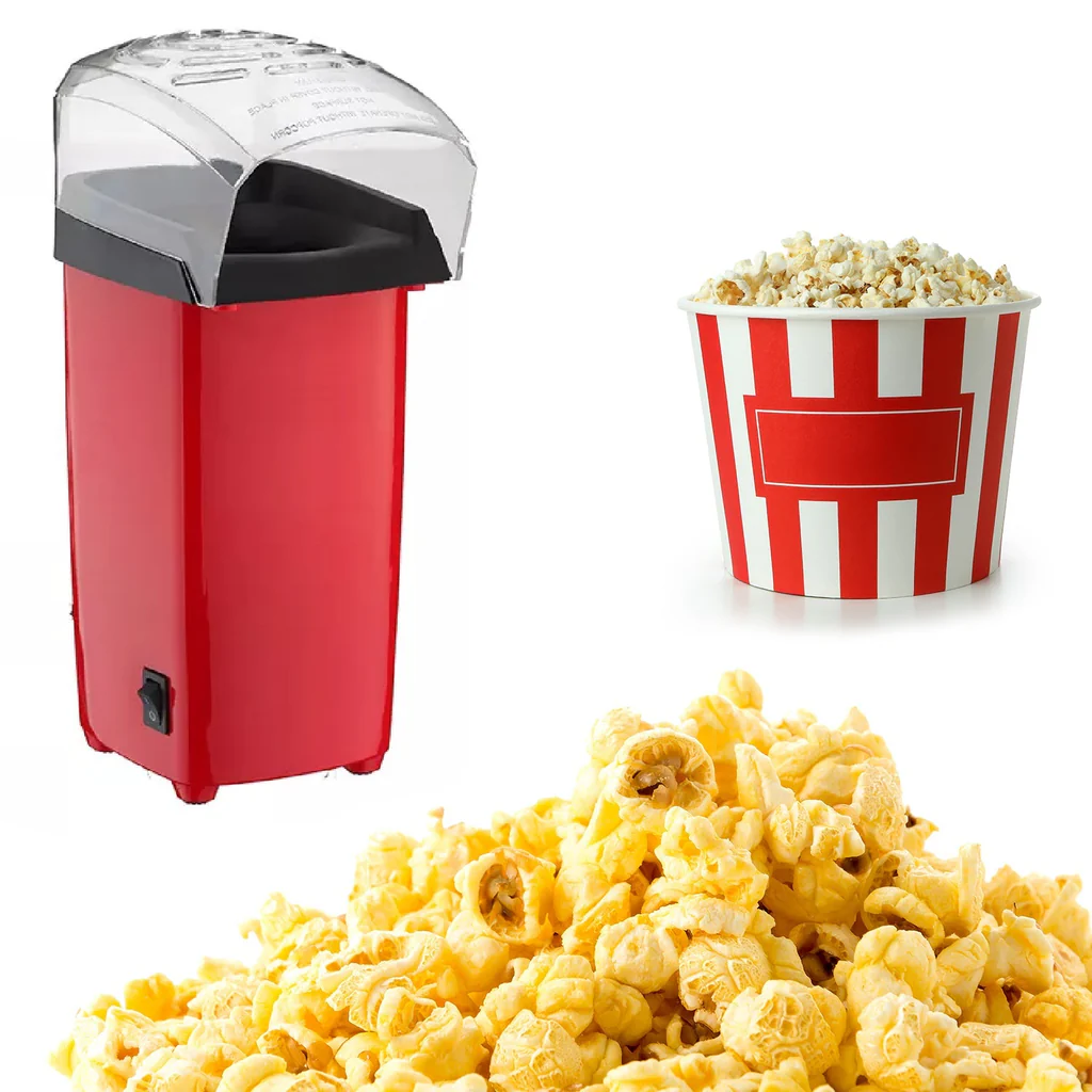 Electric Popcorn Maker Machine – Easy Sn...