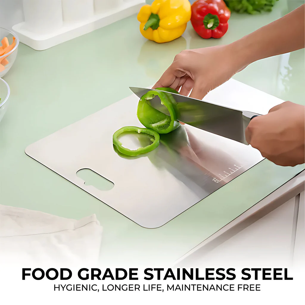 Stainless Steel Vegetable & Fruit Cutting Chopping Board