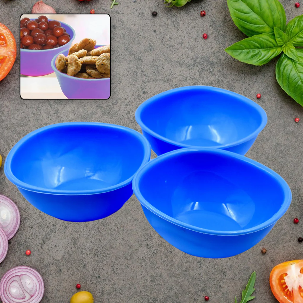 Plastic Bowl Set for Cereal, Salad, Rice...