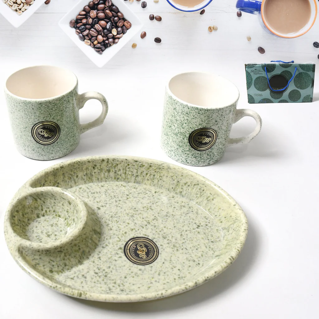 Ceramic Tea/Coffee Cup Set - Alpino 3-Pi...