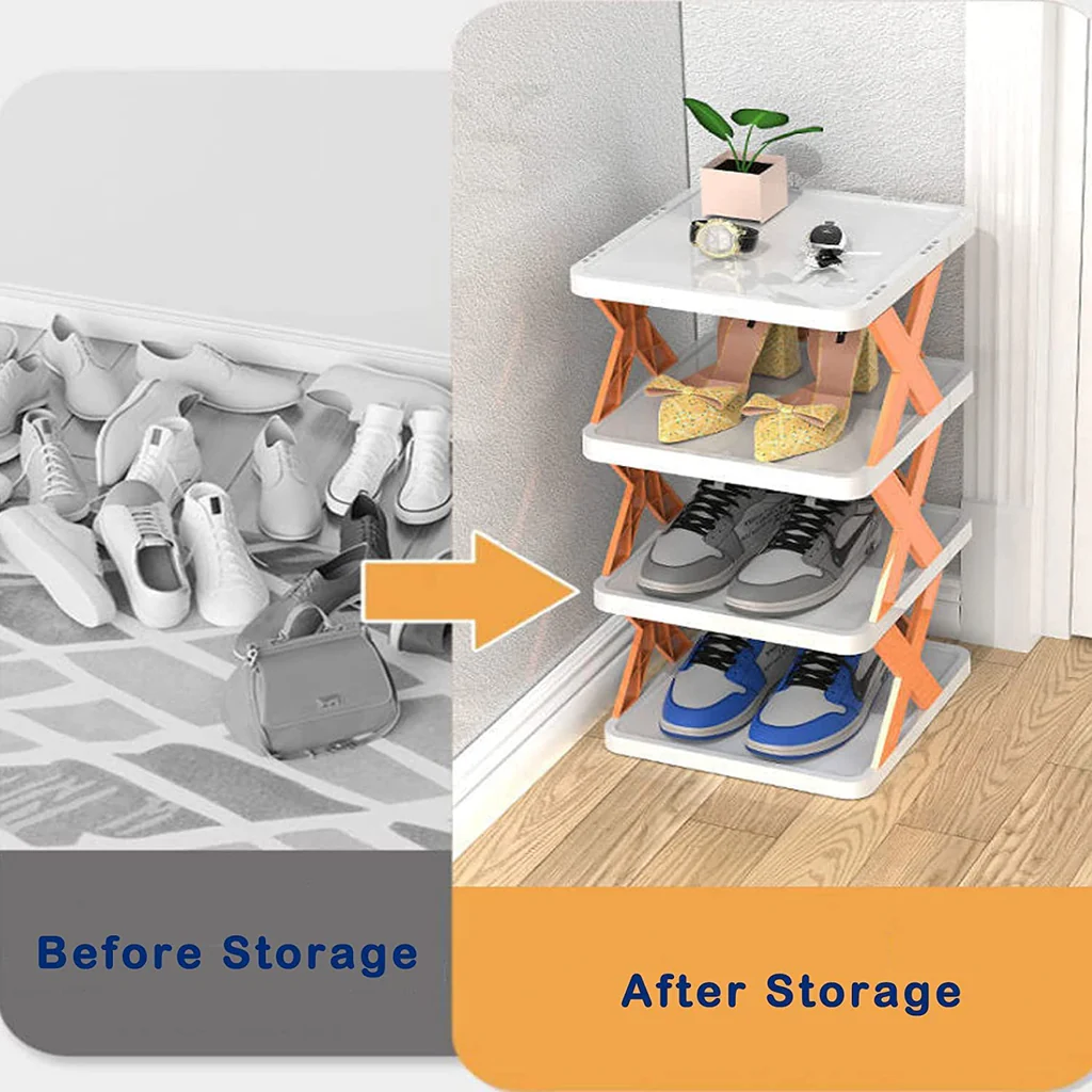 5-Layer Shoe Rack for Small Spaces & Easy Storage