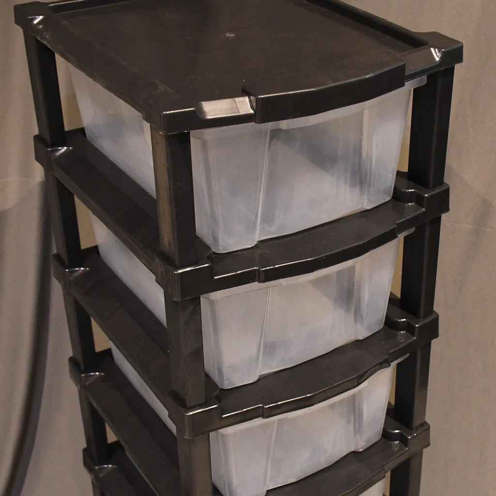 6-Layer Modular Plastic Drawer Storage Cabinet