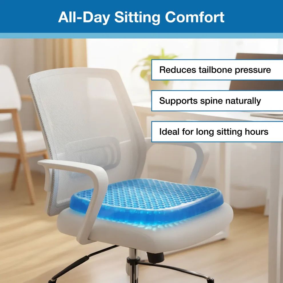 Cushion Seat Flex Pillow, Gel Orthopedic...