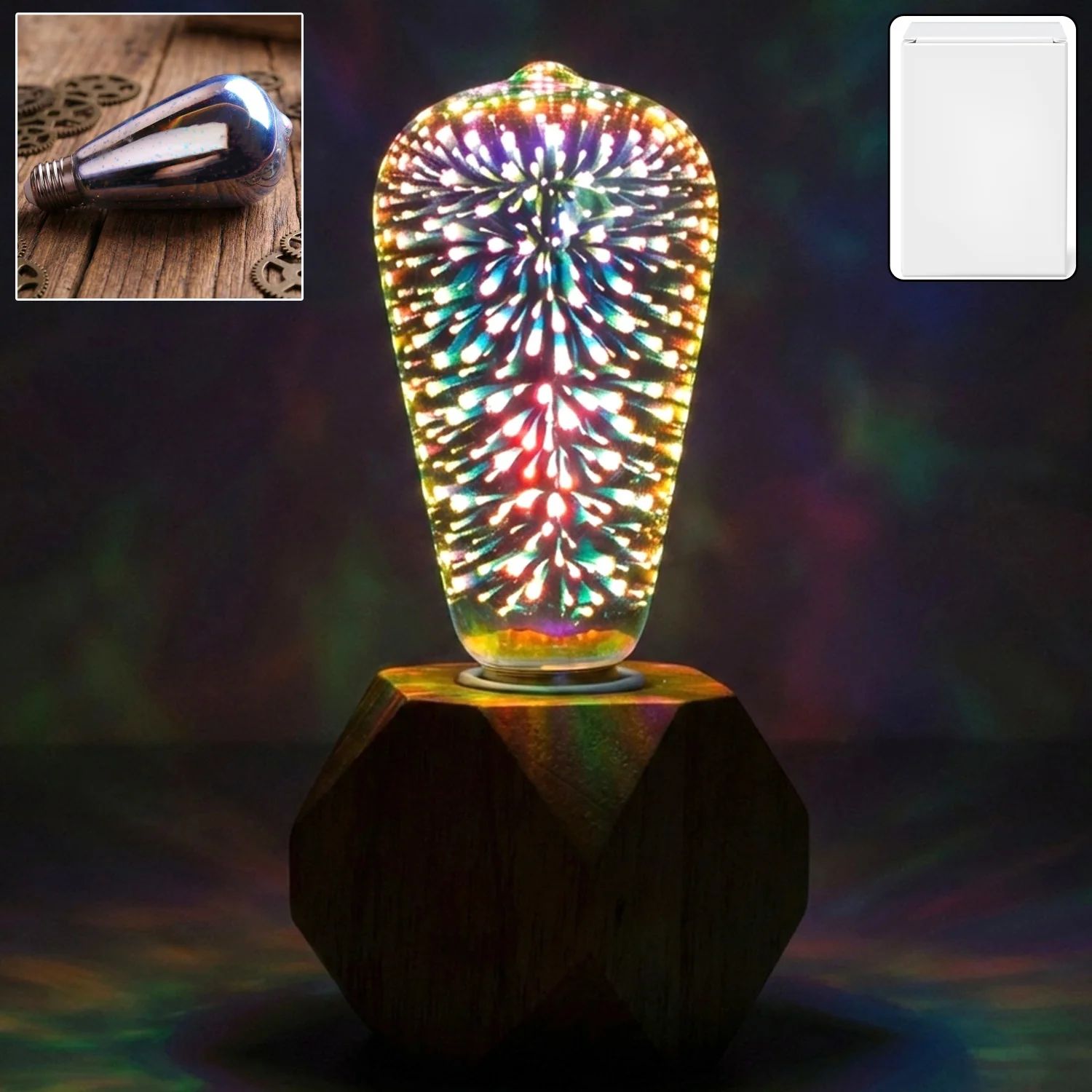 3D Firework LED Decorative Bulb Light fo...