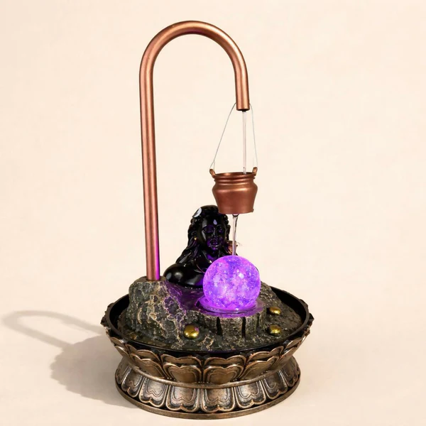 Lord Shiva LED Tabletop Water Fountain for Home Temple