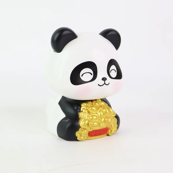 Solar Powered Moving Panda Car Dashboard Decoration – 1 Pc