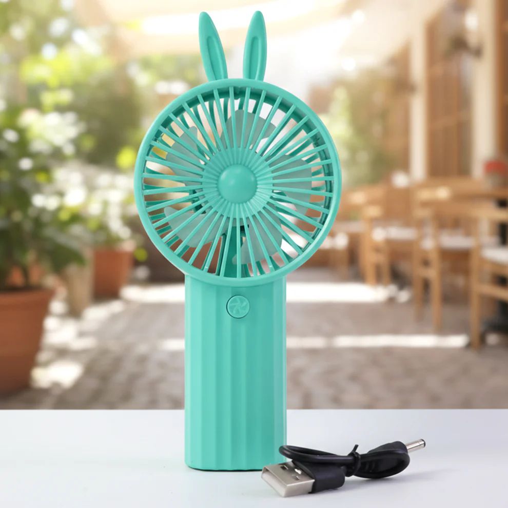 Cute Bunny Ear Design Portable USB Recha...