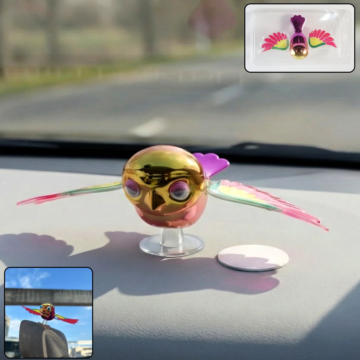 Wind Flying Bird Dashboard Decoration (1...