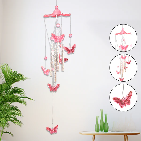 Butterfly Bell Wind Chimes Creative (1 Pc)