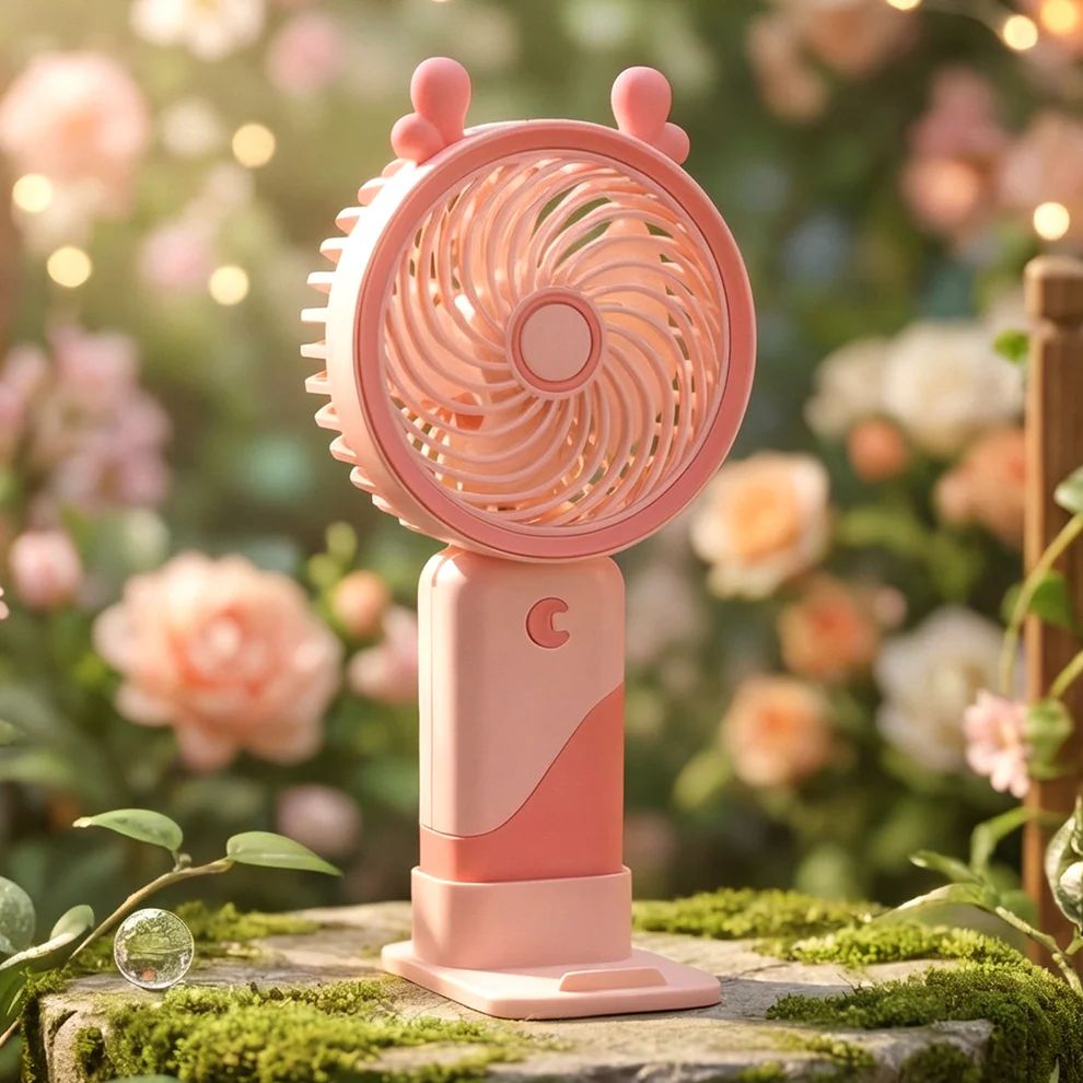 Portable USB Rechargeable Mini Fan with...