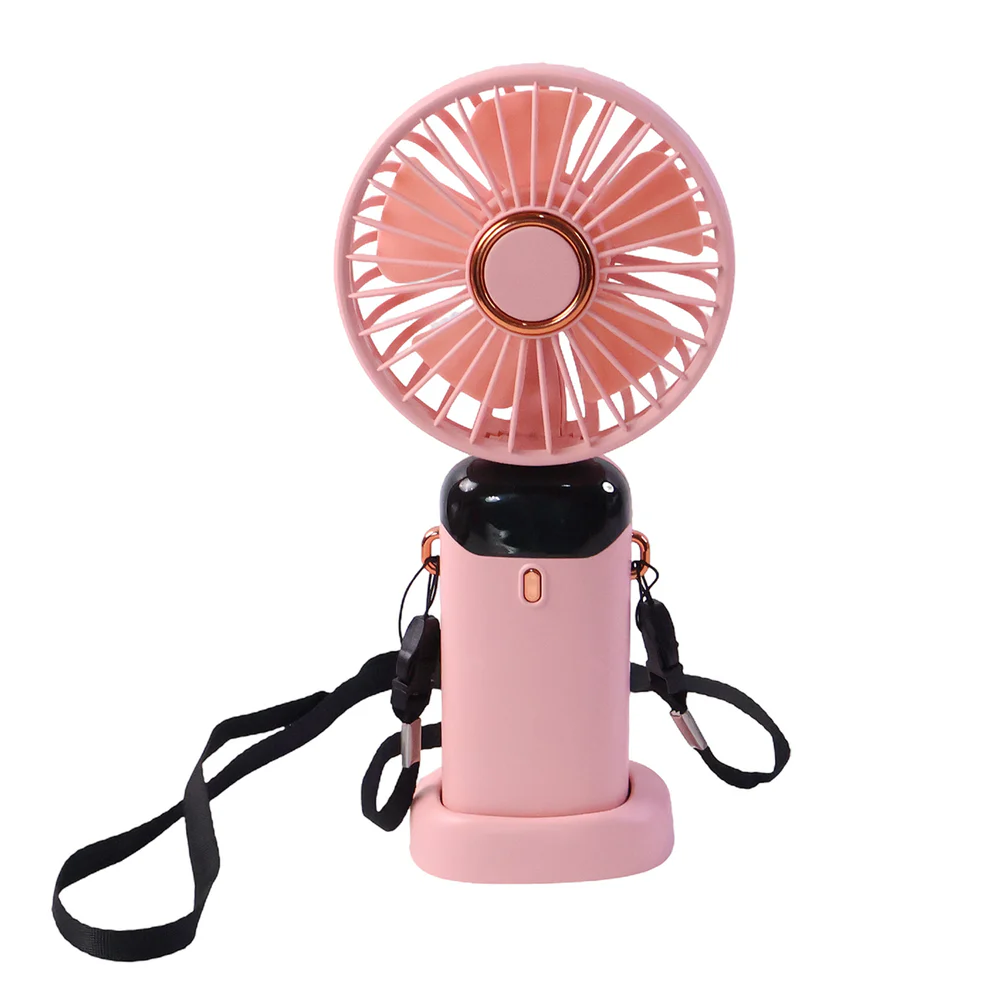 Portable Rechargeable LED Light Fan with Flexible Tripod Stand (1 Pc)