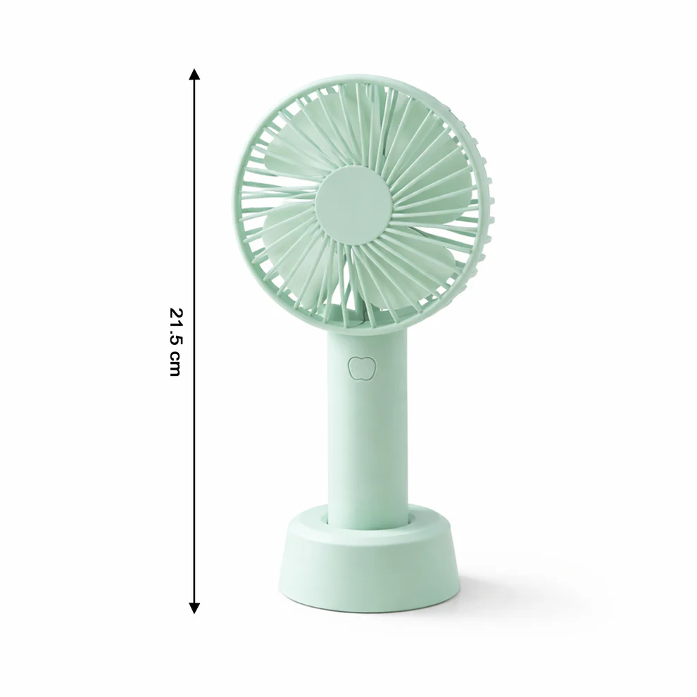 Portable Classic Hand Fan 3-Speed Table Fan for Office School Home Use