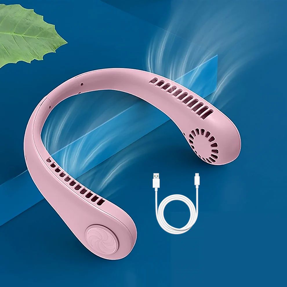 Portable Neck Fan: Holiday Hands Free Bl...