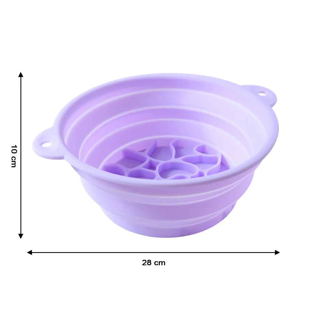 Multipurpose Folding Silicone Facial Ice Bath Bowl