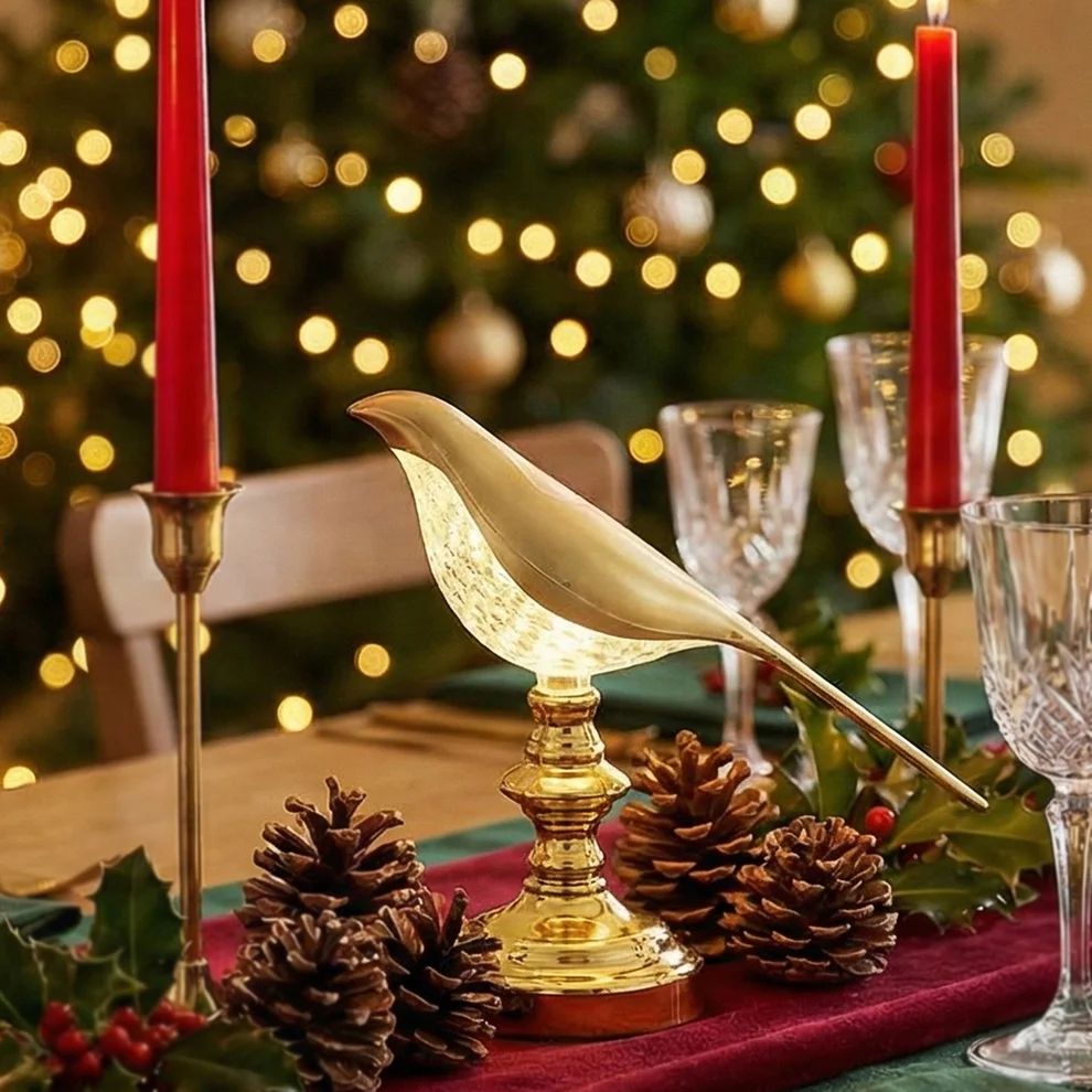 Sparrow led Table Lamp Crystal Decoratio...