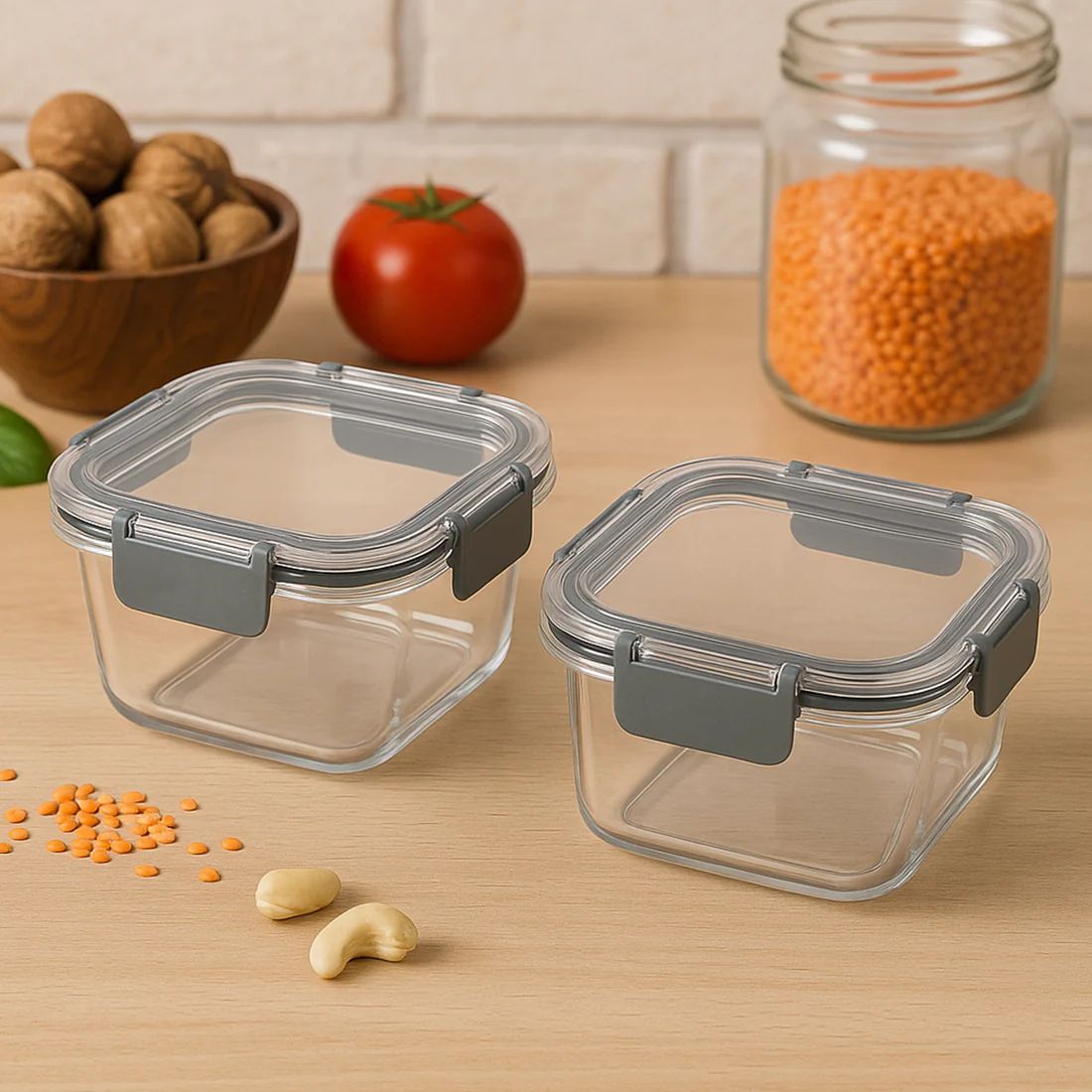 Apex Press N’ Lock Airtight Food Storage...