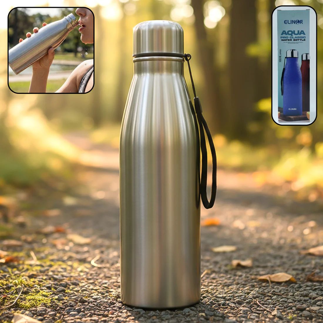 1000 ML Stainless-Steel Water Bottle (1...