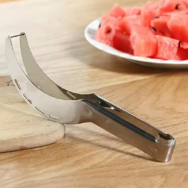 3-in-1 Watermelon Knife Set – Cantaloupe Slicer, Corer & Fruit Cutter