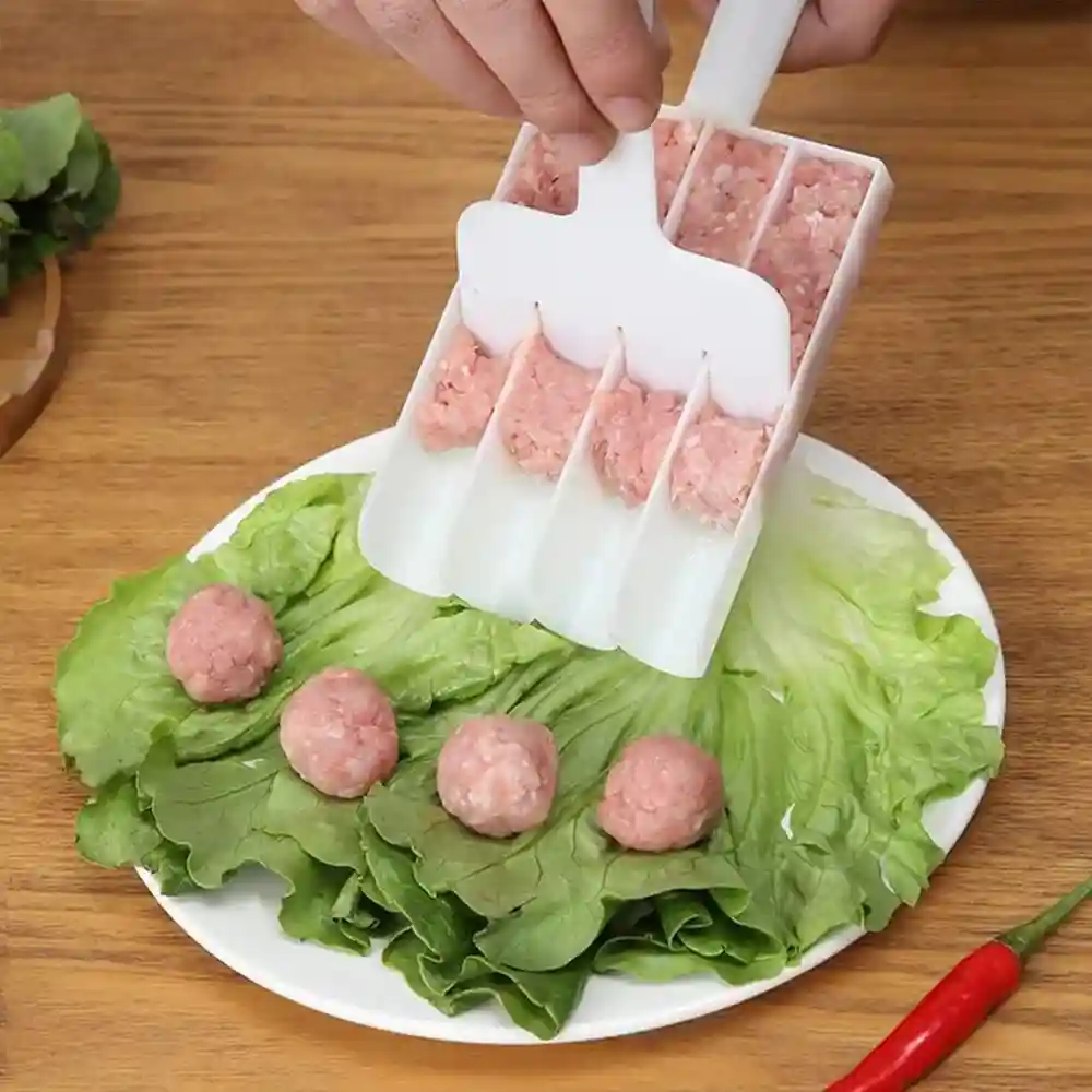 Manual Food Slicing & Frying Press Tool (1 Set)