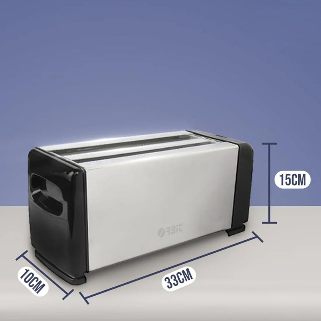 Orbit Adjustable Pop-Up Toaster - 1200w