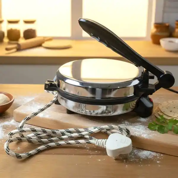 Electric Roti Maker with Stainless Steel Heating Plate (1 Pc)