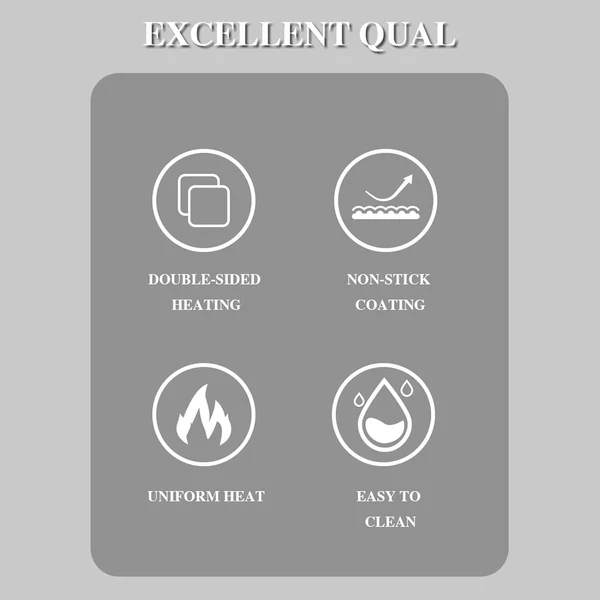 Double Sided Heating 750W Electric Sandwich Maker (1 Pc)