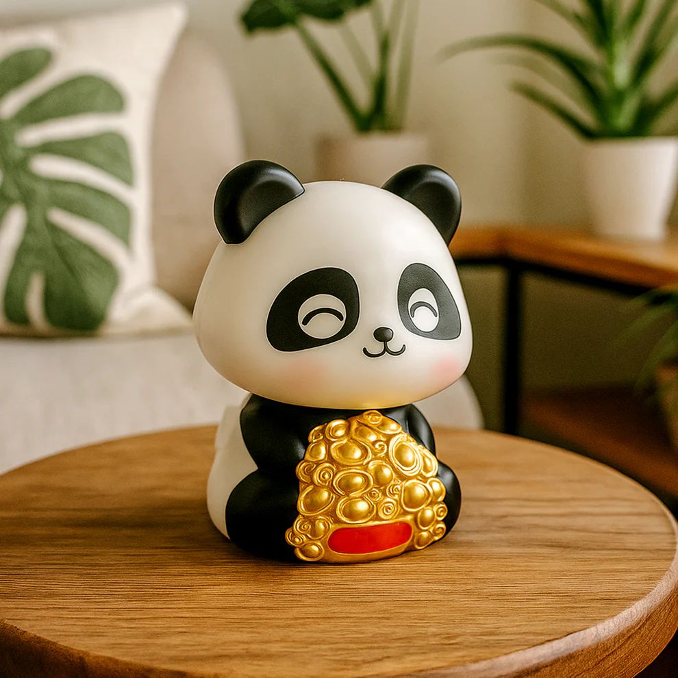 Solar Powered Moving Panda Car Dashboard...