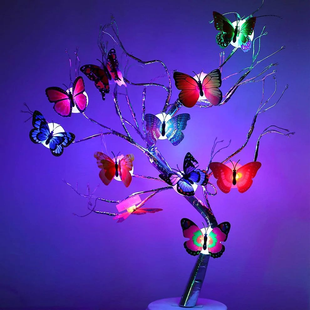 The Butterfly 3D Night Lamp Comes with 3...