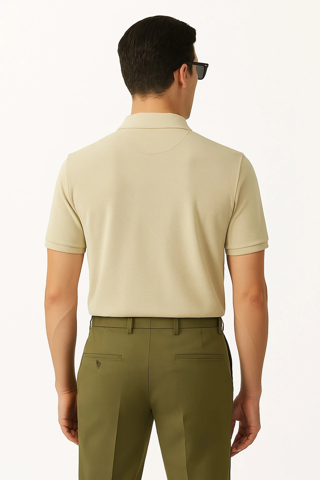 Men’s Regular Fit Zip Polo T-Shirt