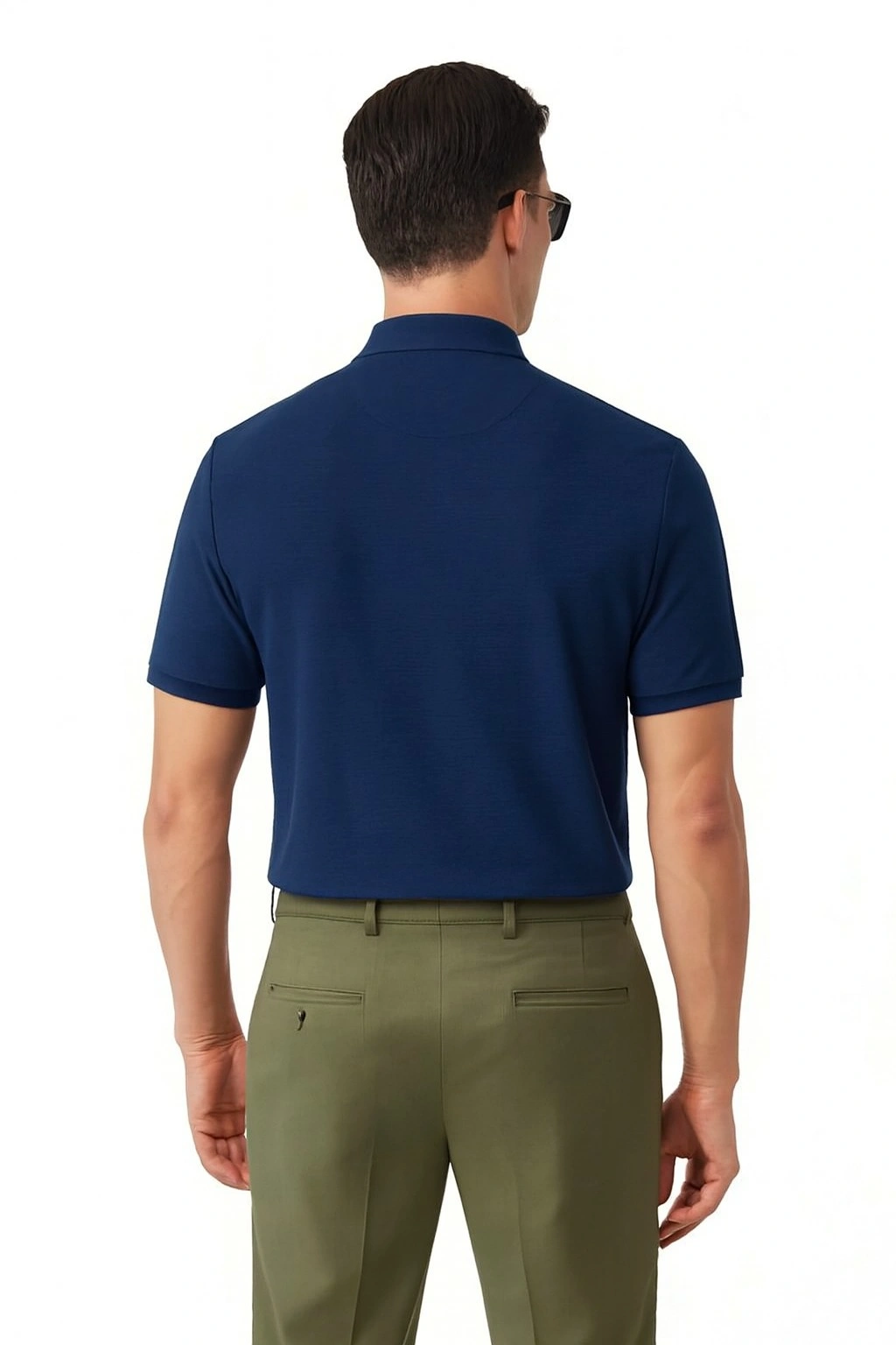 Men’s Regular Fit Zip Polo T-Shirt