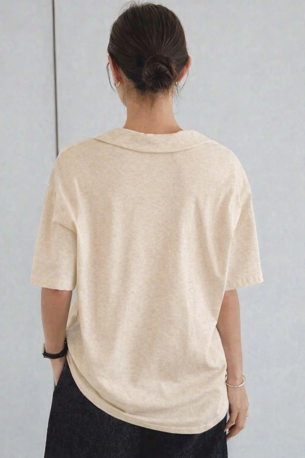 Women’s Half-Zip Polo T-Shirt