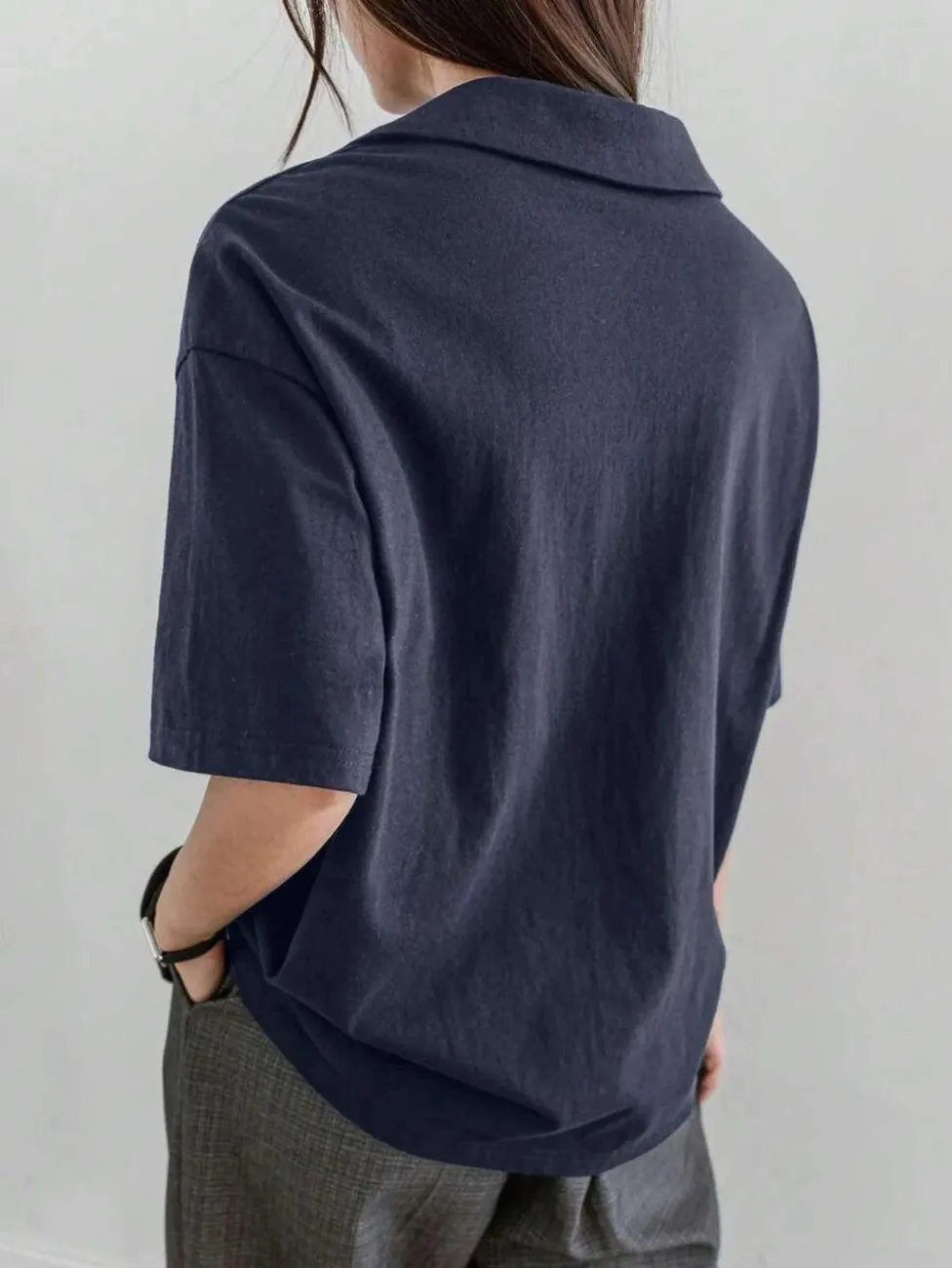 Women’s Half-Zip Polo T-Shirt
